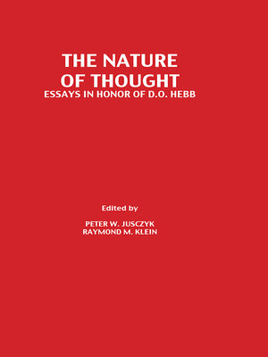 cover image of The Nature of Thought
